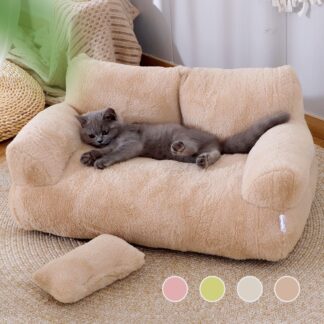 Luxury Cat Bed Sofa | Winter Warm Cat Nest Pet Bed For Small Medium Dogs Cats